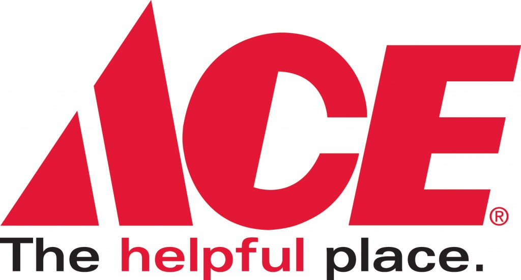 Ace Hardware logo with the slogan The Helpful Place.