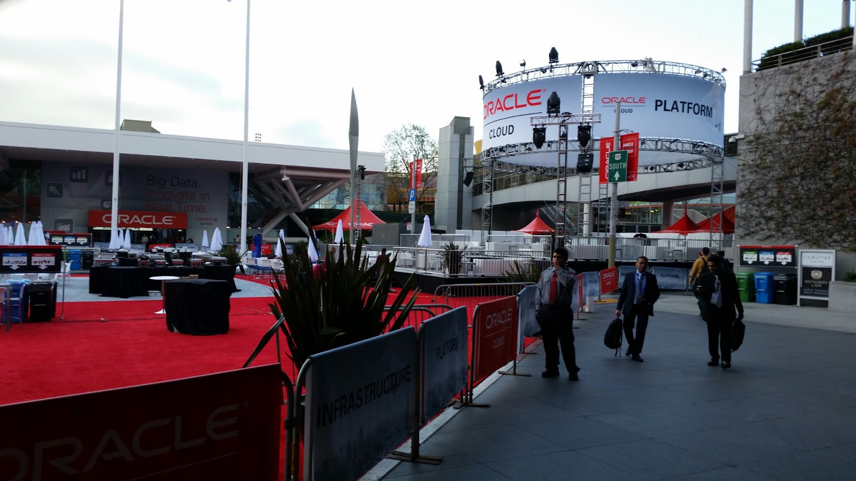 2014 Oracle OpenWorld - the set is ready.