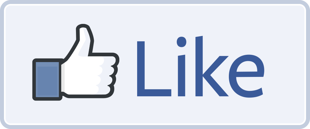 A Facebook Like button with the thumbs up icon.