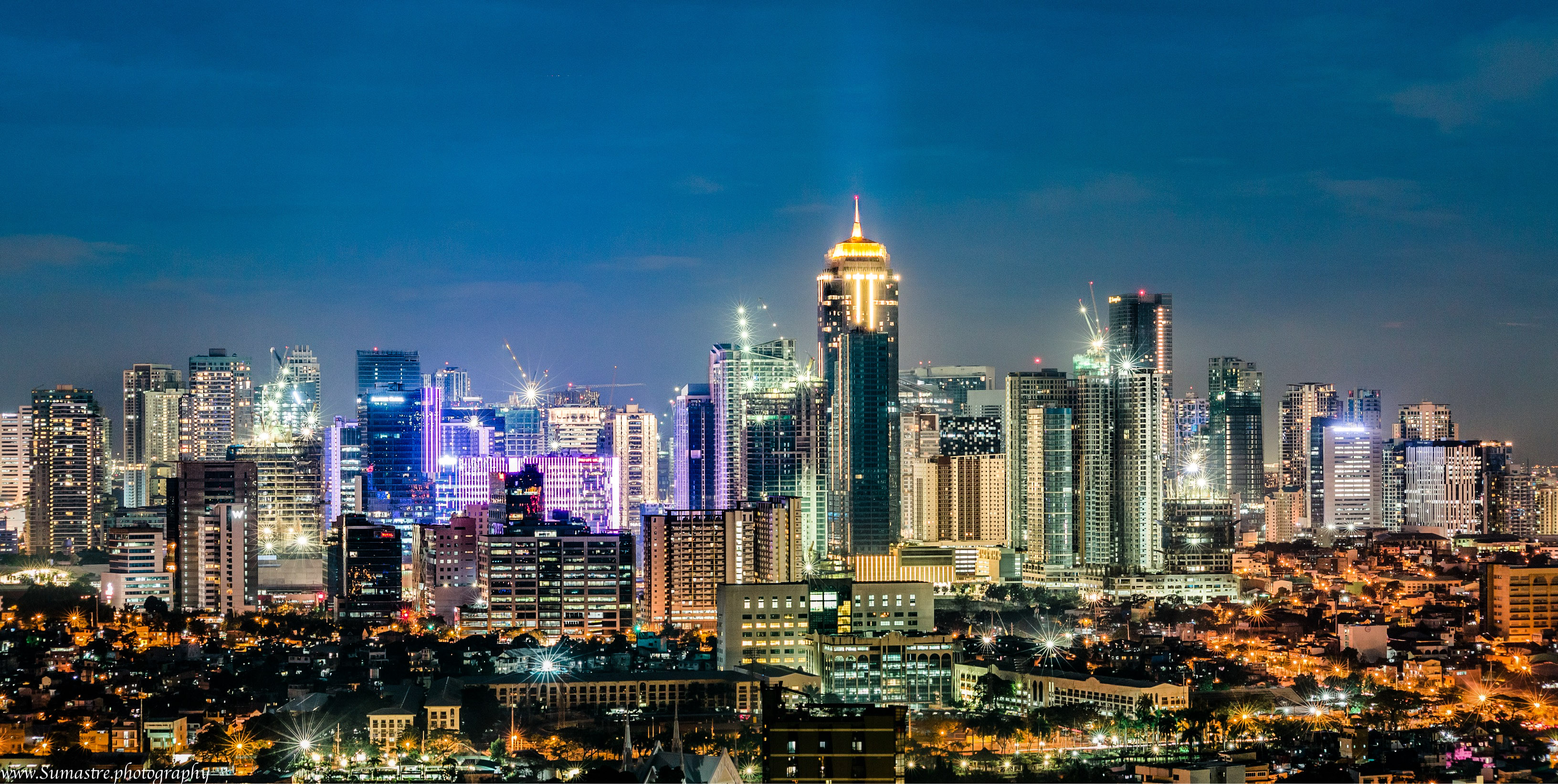 The Philippines' foremost skyline with world-class skyscrapers. With potential for AI and blockchain.