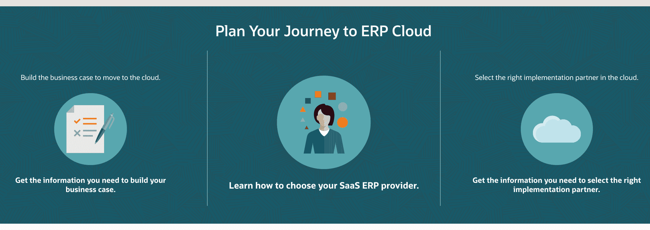 Oracle ERP Cloud helps you streamline your procedures. You get a wide range of analytics, integration, and security tools.